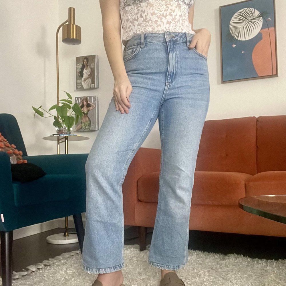 Light Wash Bootcut Jeans
